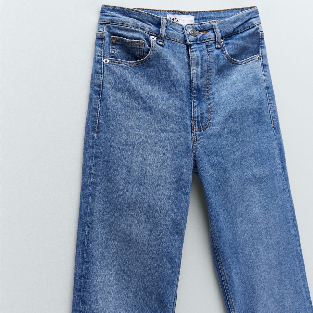 ZARA Split Leg Skinny TRF Jeans